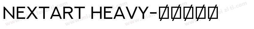 NEXTART Heavy字体转换